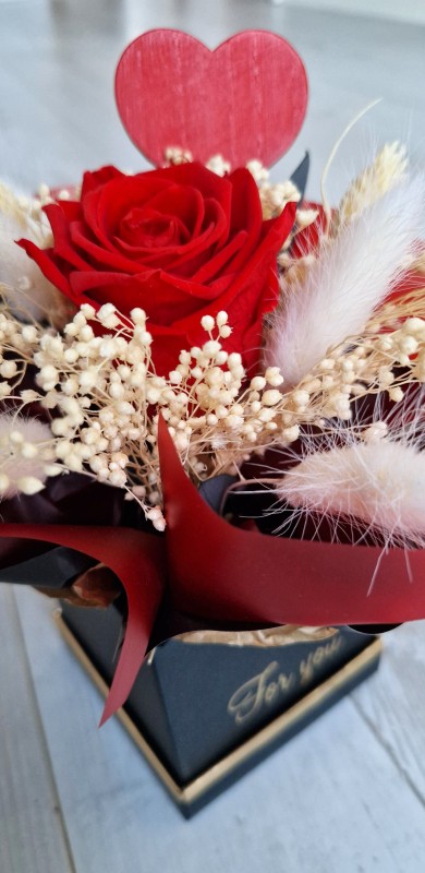 Flower box czarna kostka “S“